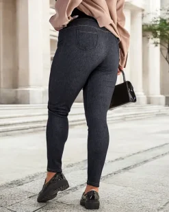 Sale Damskie spodnie typu tregginsy PLUS SIZE Legginsy / Tregginsy|Plus Size