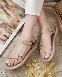 Best Damskie sportowe sandały Tatagse Sandały Płaskie