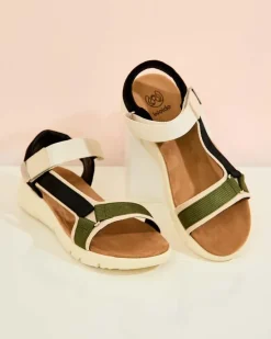 Online Damskie sportowe sandały Gusilna Sandały Płaskie