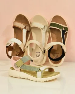 Online Damskie sportowe sandały Gusilna Sandały Płaskie