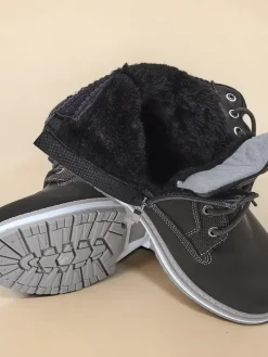 Outlet Damskie trapery Miszuz Trapery|Botki Sznurowane