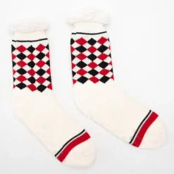 Online Damskie zimowe skarpetki we wzory Skarpetki