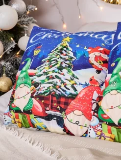 Clearance Dekoracyjna świąteczna poszewka na poduszkę Poduszki I Poszewki