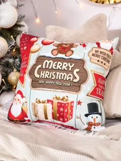 Best Dekoracyjna świąteczna poszewka na poduszkę Poduszki I Poszewki