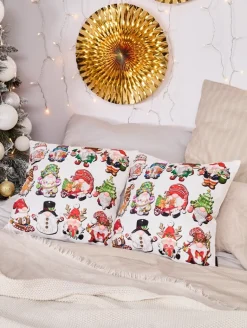 Hot Dekoracyjna świąteczna poszewka na poduszkę Poduszki I Poszewki