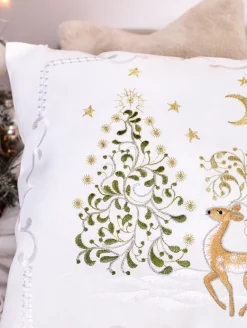 Hot Dekoracyjna świąteczna poszewka na poduszkę Poduszki I Poszewki