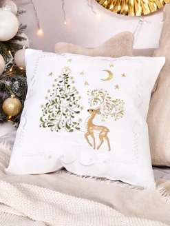 Hot Dekoracyjna świąteczna poszewka na poduszkę Poduszki I Poszewki