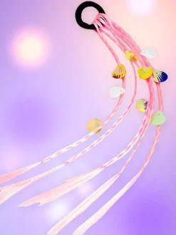 Clearance Doczepiane warkoczyki na gumce z muszelkami Damskie Akcesoria Do Włosów