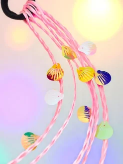 Clearance Doczepiane warkoczyki na gumce z muszelkami Damskie Akcesoria Do Włosów