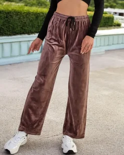 Sale Dresy damskie a'la welurowe Spodnie Dresowe