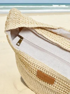 Discount Duża słomiana torebka damska Marella Natura Damskie Wiklinowe I Słomiane