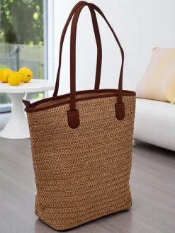 Clearance Duża słomiana torebka damska Solea Bag Damskie Wiklinowe I Słomiane