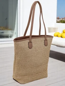 Clearance Duża słomiana torebka damska Solea Bag Damskie Wiklinowe I Słomiane