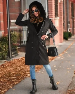 Best Długa kurtka damska Kurtki / Marynarki / Płaszcze