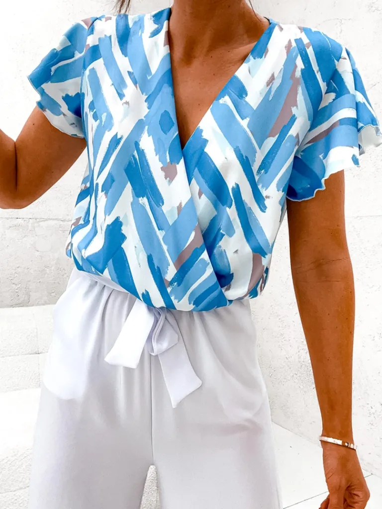 Discount Długi kombinezon damski z printem Kombinezony