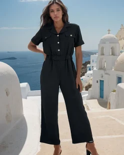 Outlet Długi kombinezon damski Kombinezony