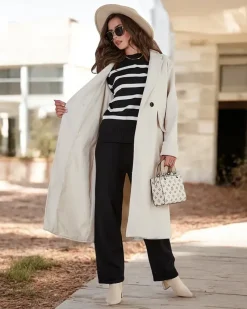 Best Długi płaszcz damski Kurtki / Marynarki / Płaszcze