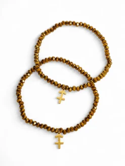 Discount Dwie Bransoletki damskie z zawieszką kotwicy Damskie Biżuteria