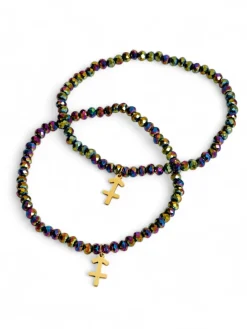 Hot Dwie Bransoletki damskie z zawieszką kotwicy Damskie Biżuteria