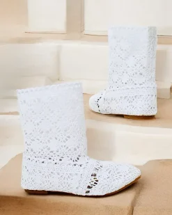 Sale Dziecięce ażurowe botki Ollor Dziewczęce