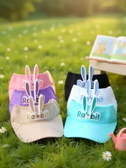Best Dziecięcy daszek Przeciwsłoneczny Rabbit Ears Czapki