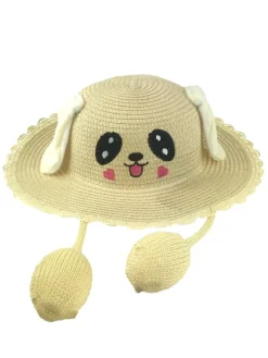 Discount Dziecięcy Kapelusz Słomkowy Puppy Paws Hat Czapki