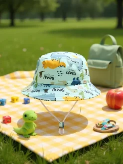 Best Dziecięcy Kapelusz typu Bucket "Wesołe Naszywki" Czapki