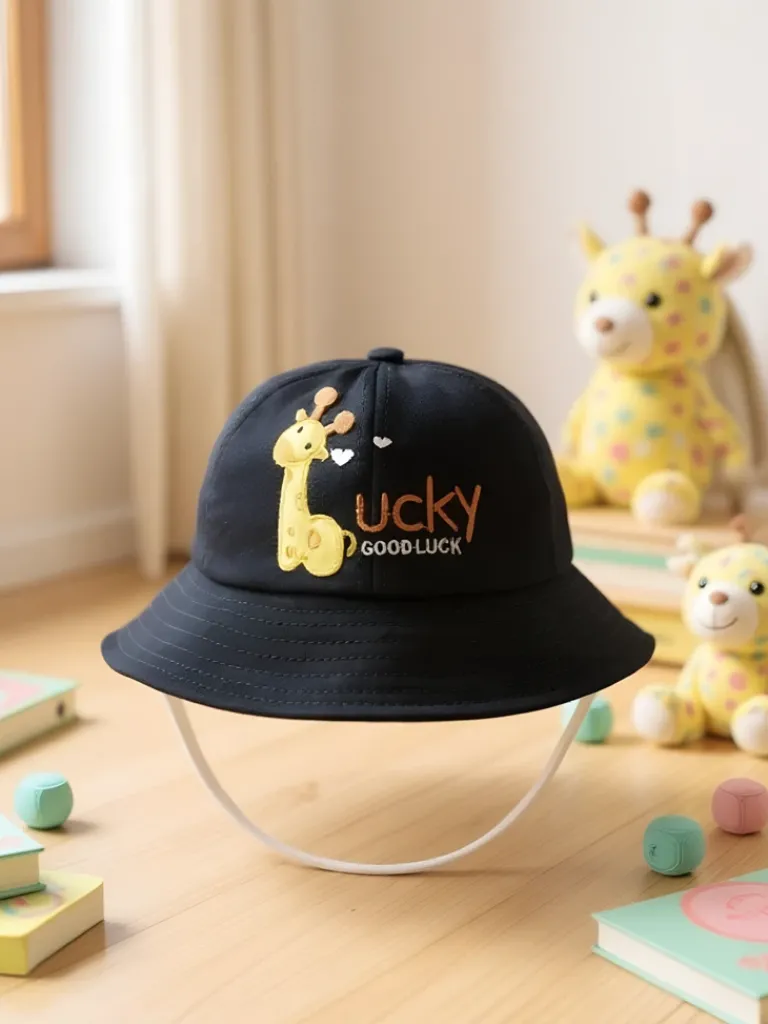 Dziecięcy Kapelusz typu Bucket "Wesołe Naszywki" Czapki