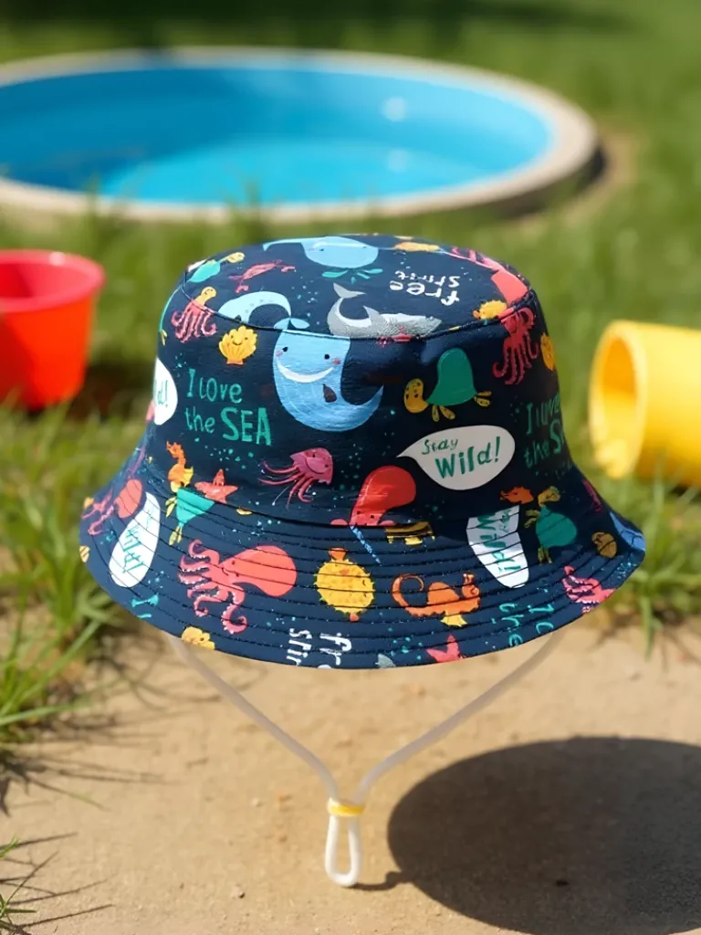 Hot Dziecięcy Kapelusz typu Bucket Color Bucket Czapki