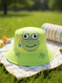 Discount Dziecięcy Kapelusz typu Bucket "Wesołe Naszywki" Czapki