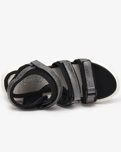 Hot Dziewczęce sandałki zapinane na rzepy w kolorze owym Mumin Dziewczęce