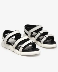 Clearance Dziewczęce sandałki zapinane na rzepy w kolorze m Mumin Dziewczęce