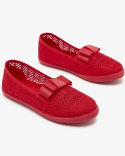 New Dziewczęce tenisówki z kokardką w m kolorze Lolisa Dziewczęce