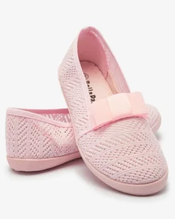 Outlet Dziewczęce tenisówki z kokardką w m kolorze Lolisa Dziewczęce