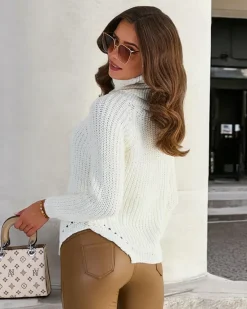 Best damski sweter z golfem Swetry