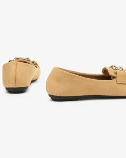 Sale Eko-zamszowe mokasyny w kolorze m Brussi Mokasyny Na Płaskiej Podeszwie