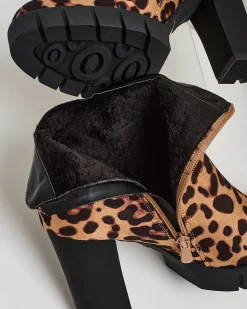 New Eleganckie botki damskie Towir Botki Z Delikatnym Ociepleniem|Botki Na Słupku