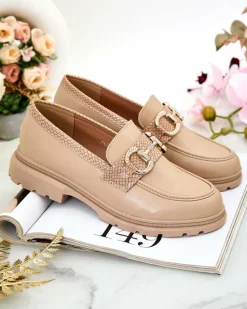 Clearance Eleganckie mokasyny damskie Fix Mokasyny Na Płaskiej Podeszwie