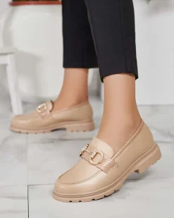 Clearance Eleganckie mokasyny damskie Fix Mokasyny Na Płaskiej Podeszwie