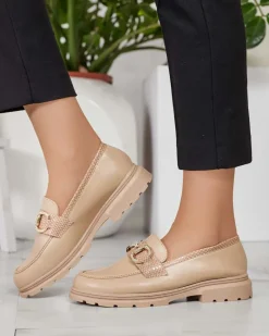 Clearance Eleganckie mokasyny damskie Fix Mokasyny Na Płaskiej Podeszwie