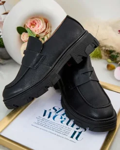 Outlet Eleganckie mokasyny damskie Xicci Mokasyny Na Płaskiej Podeszwie