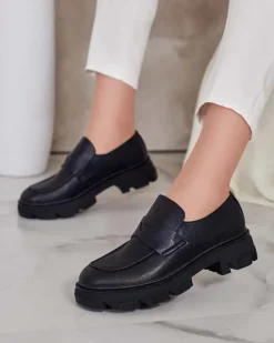 Outlet Eleganckie mokasyny damskie Xicci Mokasyny Na Płaskiej Podeszwie