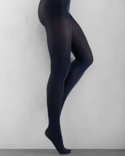 Clearance Granatowe ciepłe rajstopy damskie 1200 DEN Rajstopy