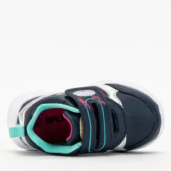 Outlet Granatowo - miętowe buty sportowe dziewczęce Mikorasi Dziewczęce
