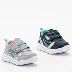 Outlet Granatowo - miętowe buty sportowe dziewczęce Mikorasi Dziewczęce