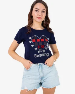 Clearance damski t-shirt z printem Bluzki / Koszule / Koszulki