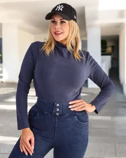 sweter typu półgolf Swetry