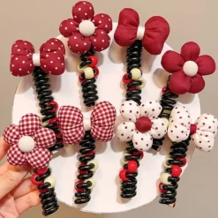 Discount Gumka do włosów sprężynka z kwiatuszkiem Blossom Coil Damskie Dziewczęce|Akcesoria Do Włosów