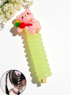 Discount Gumka do włosów sprężynka z misiem Teddy Twist Damskie Dziewczęce|Akcesoria Do Włosów
