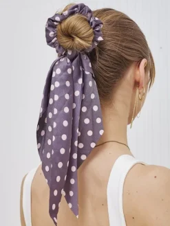 Best Gumka do włosów ze wstążką w kropeczki Picolina Damskie Akcesoria Do Włosów